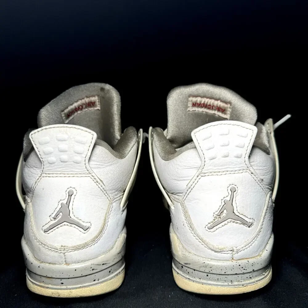 Nike Air Jordan 4 Retro GS White Oreo Men's Shoes - Size 5.5